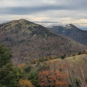 湯の丸山、烏帽子岳
