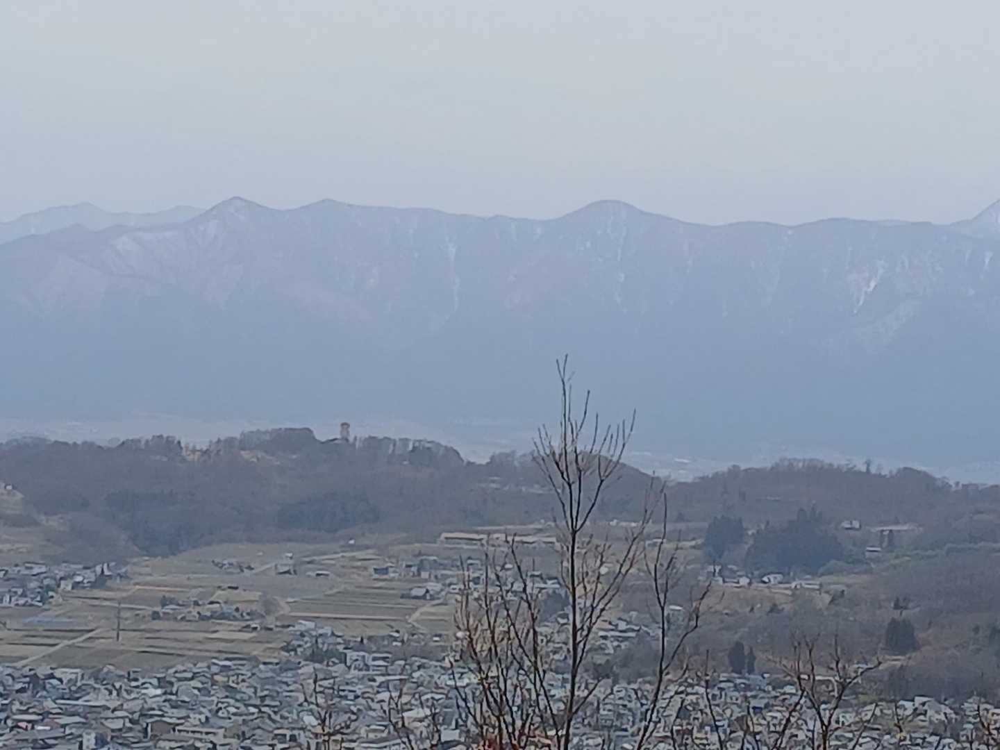 中央のピークが黒沢山でした
