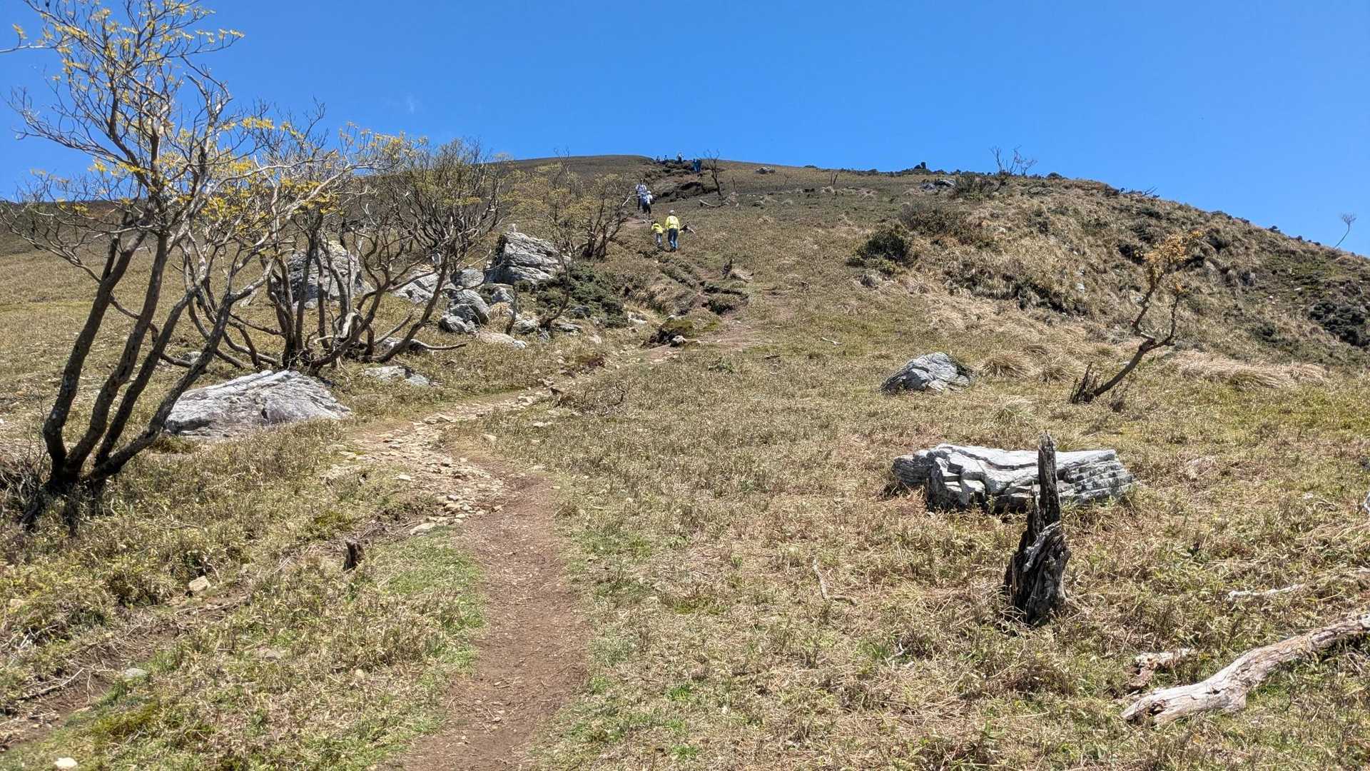 蓬莱山へ💪