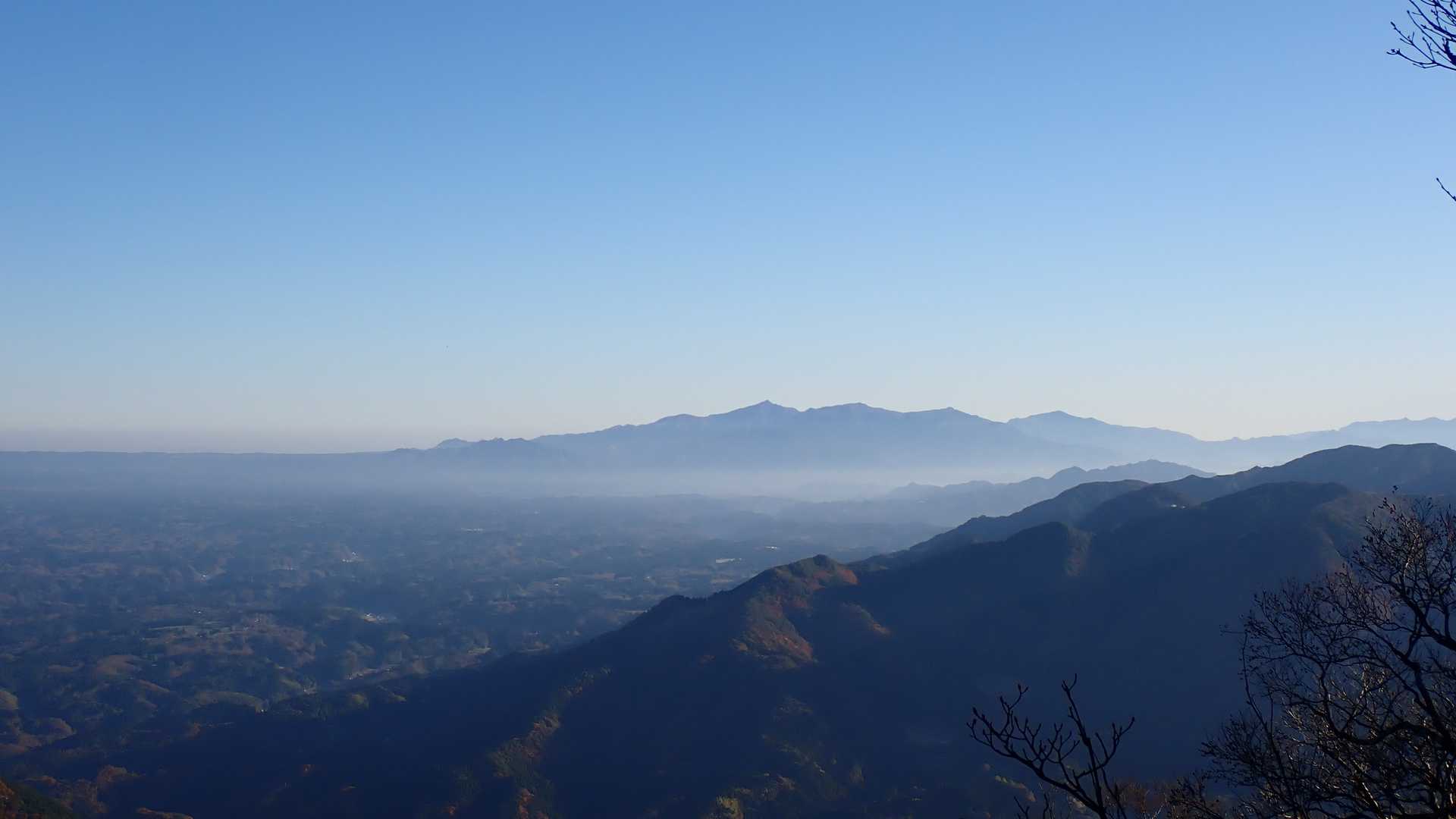 祖母山系もくっきり⛰