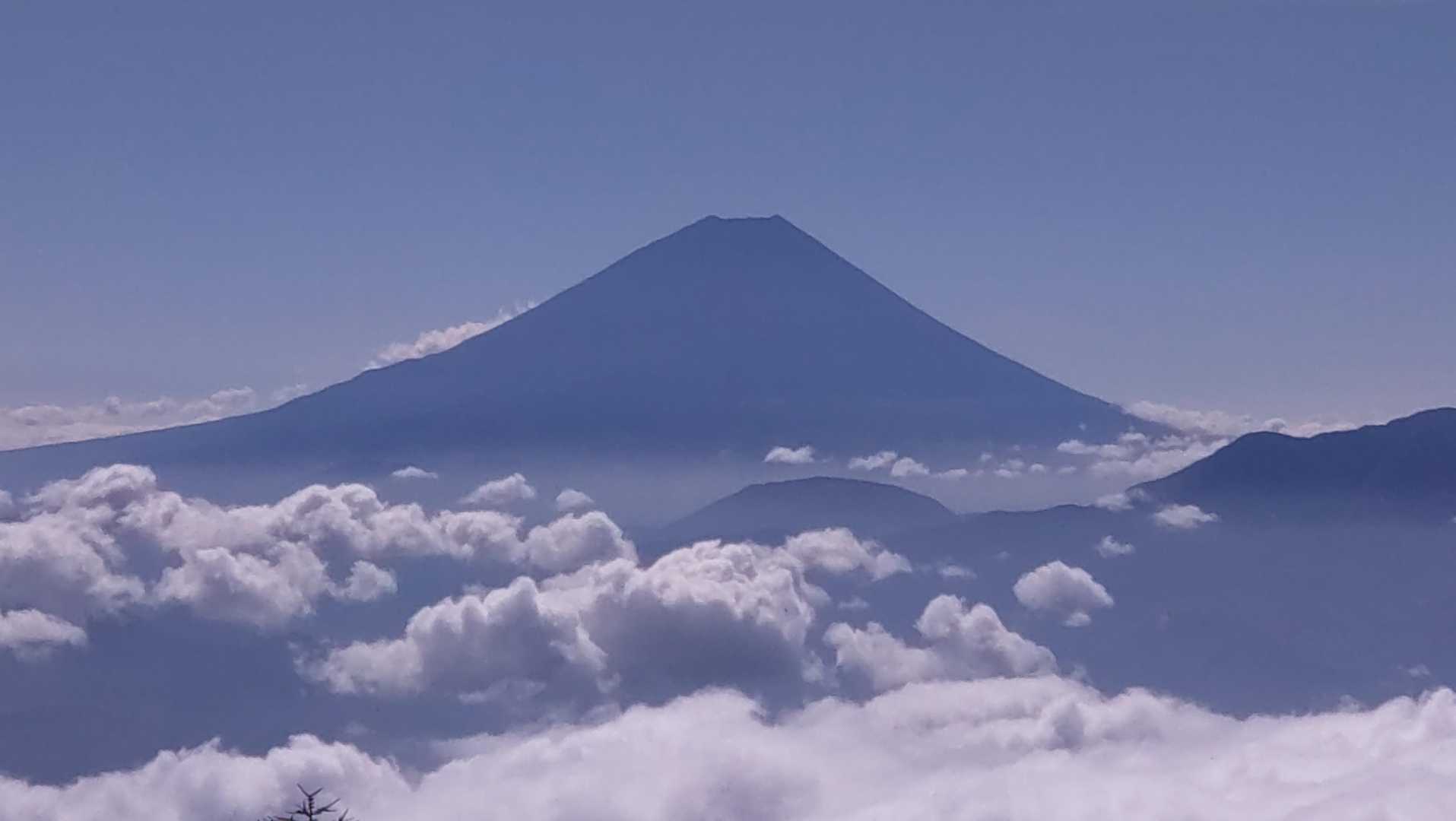 富士と雲海