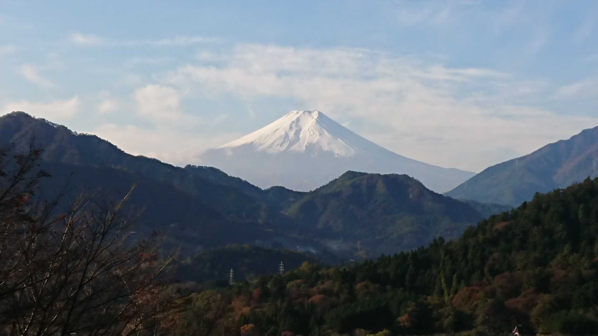 お伊勢山は大月市秀麗富嶽十二景  八番山頂です🤗  いきなり優勝です🏆（山梨のヤマップユーザーの一部で、見事な富士山の眺望を得ることを「優勝🏆」と称しています😁）