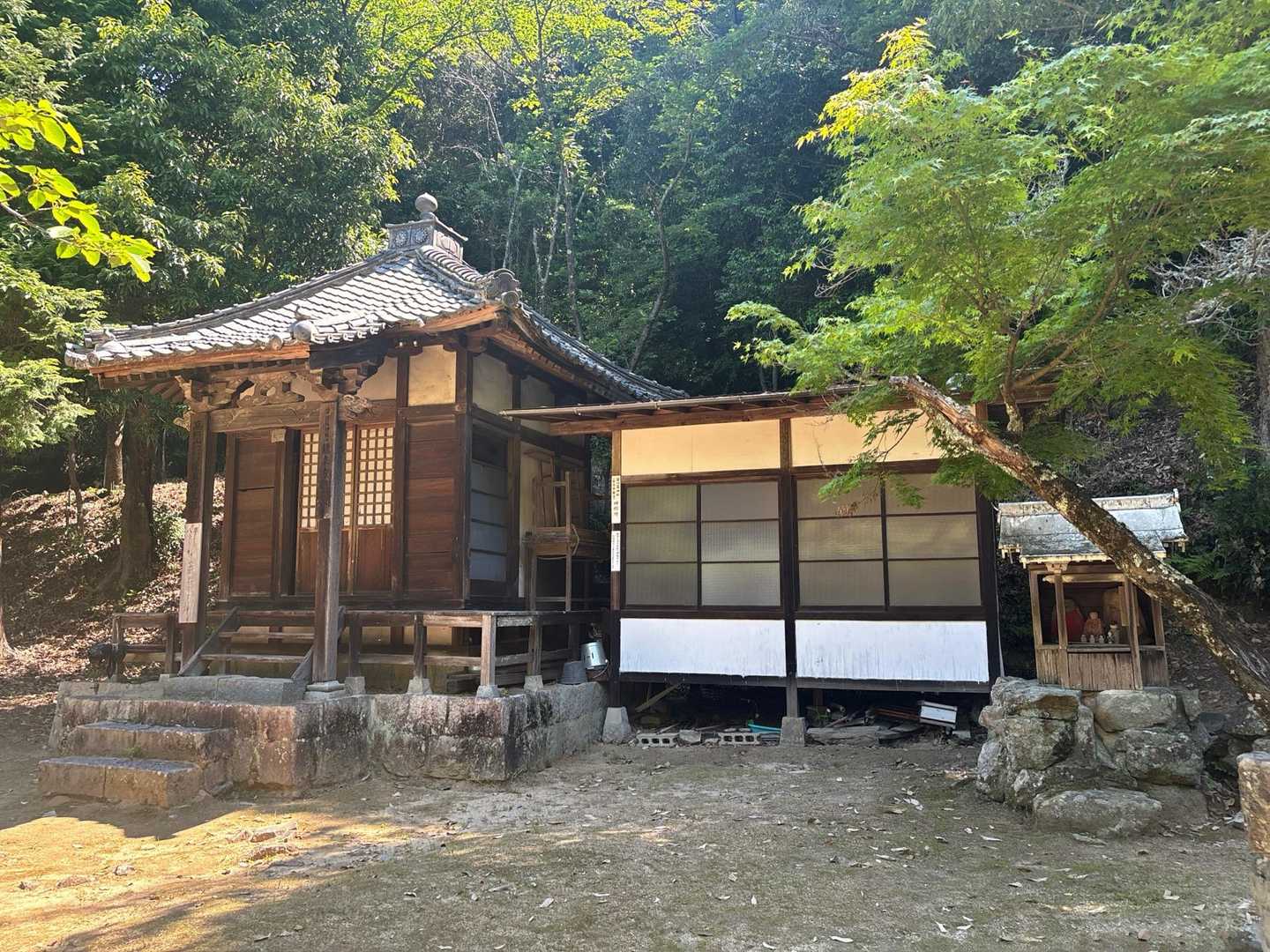 ここから登りまーす
滝見コースで