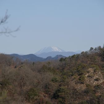 男体山は霞みがち