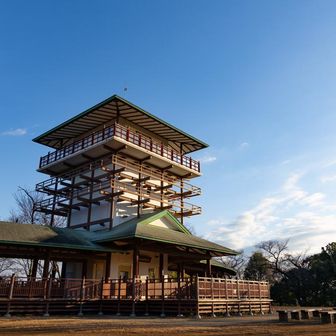 立派な桝形山展望台、初日の出が終わると誰もいなくなった