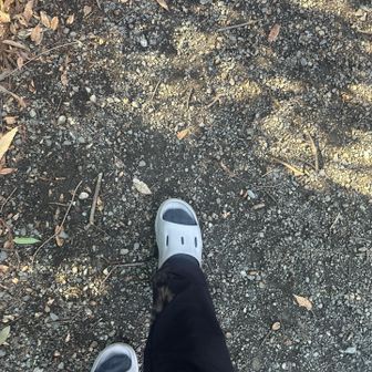 で、サンダル…