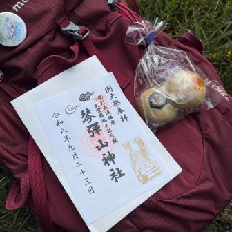御朱印とお饅頭いただきました