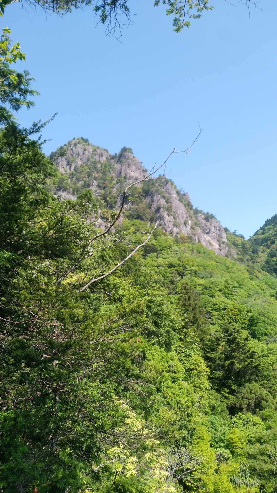 雪彦山登山口 往復コースの写真