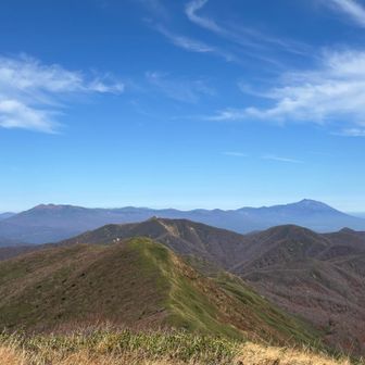秋駒と岩手山