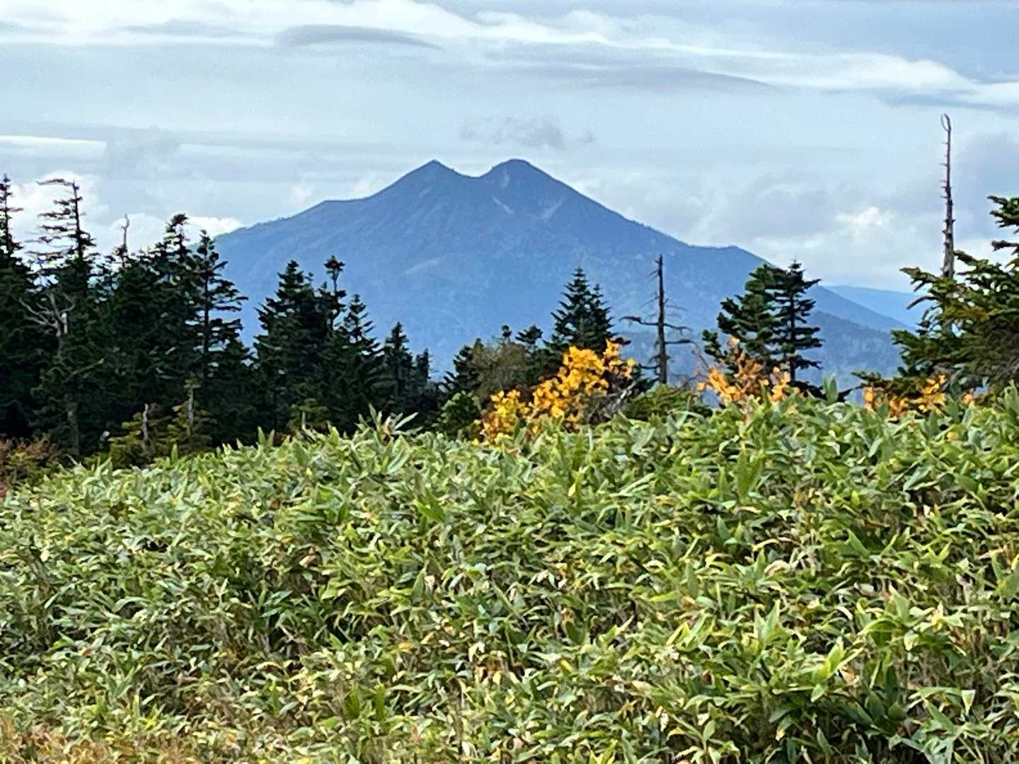 燧ヶ岳がよく見えました