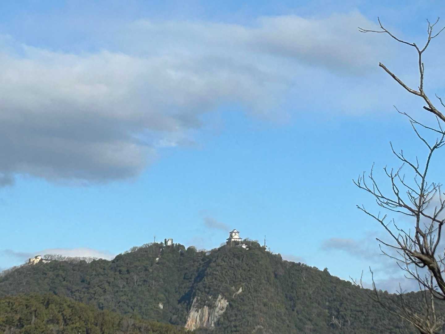 だんだん金華山が大きく見えてた！
モチベーション、持ち直す！
あと少し！