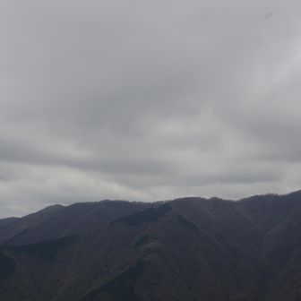 これが見たかった～😭
左の鍋割山から右端の塔ノ岳まで