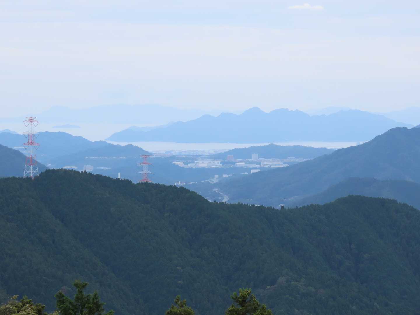正面には宮島👀