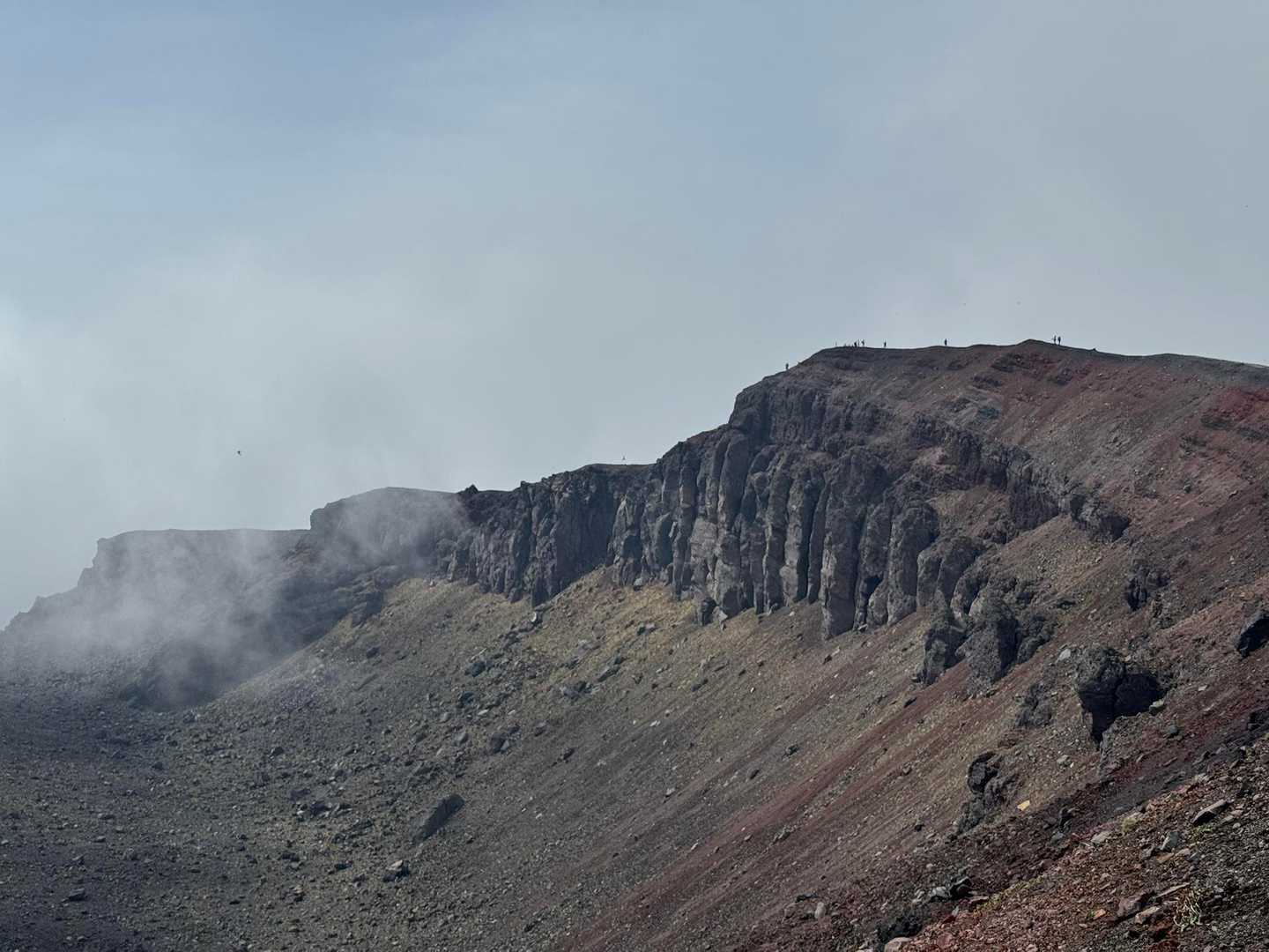 黒斑コース登山口-車坂山-黒斑山-蛇骨岳-鋸岳-Jバンド- 周回コースの写真