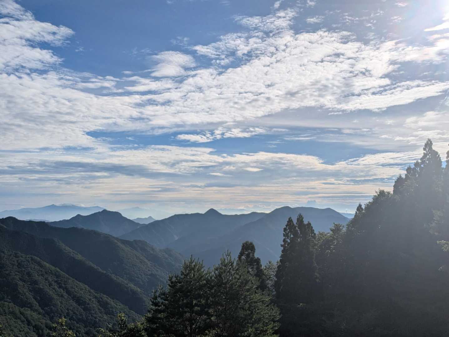 五ヶ瀬ハイランドスキー場の🅿️からの景色が素敵