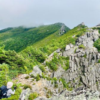 金峰山　頂上方面　明日登ります
