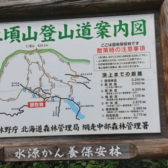 管理車道入口の看板
ここから東新道までは林道を歩きました、