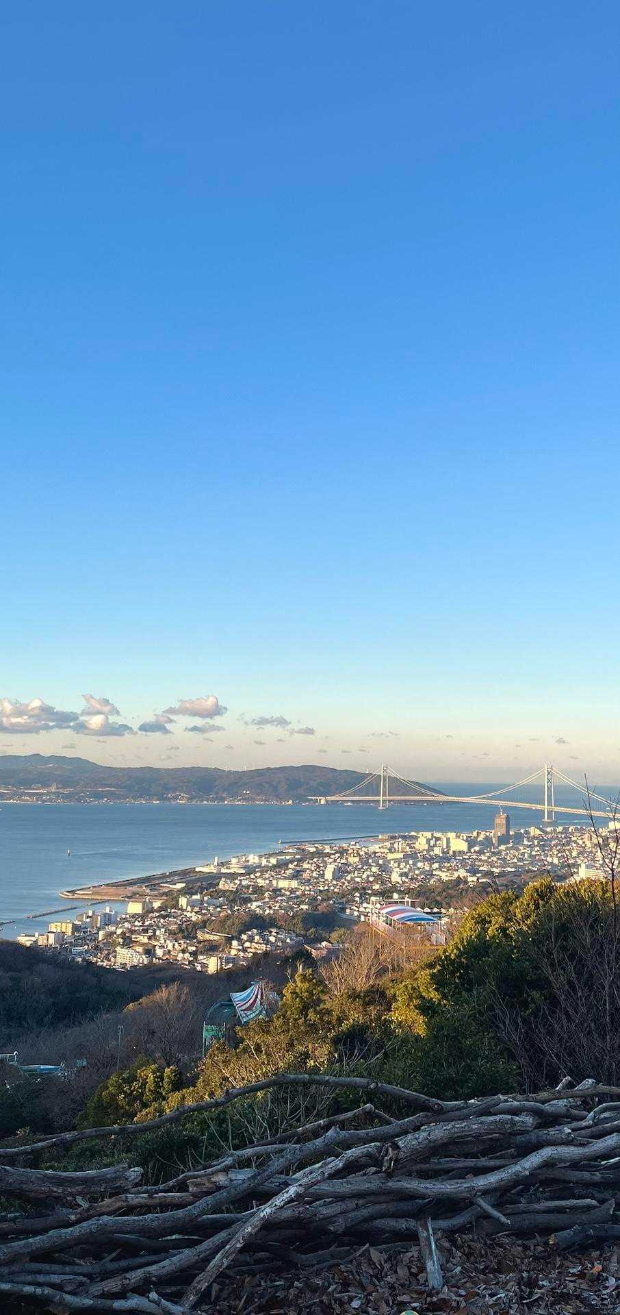 旗振山から　お日様が照らして素敵な風景✨