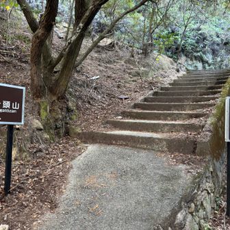 この左の階段を登って行く

右のルートは恐ろしい鎖ルート🙅‍♀️