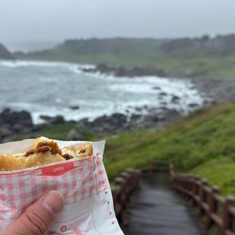 揚げたてのカレーパン、美味しかった！