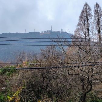 🅿️から眺める山頂、つい📷️撮ってしまうのよね🙋🏻空どんより
ホームのお山に感謝🙇🏻