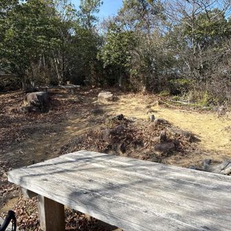 犬墓山の山頂付近