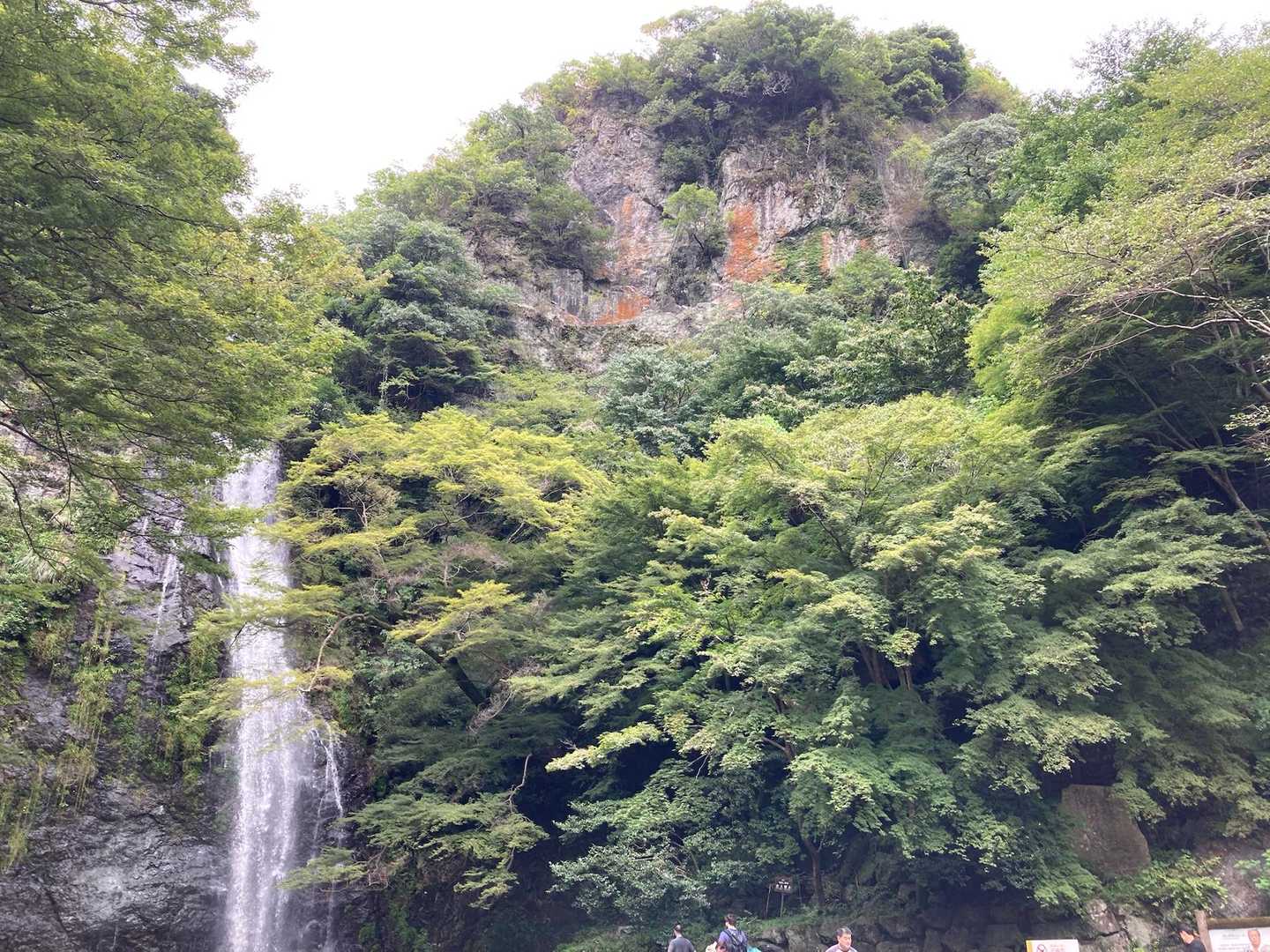 瀧安寺-石子詰登山口-箕面山 往復コースの写真