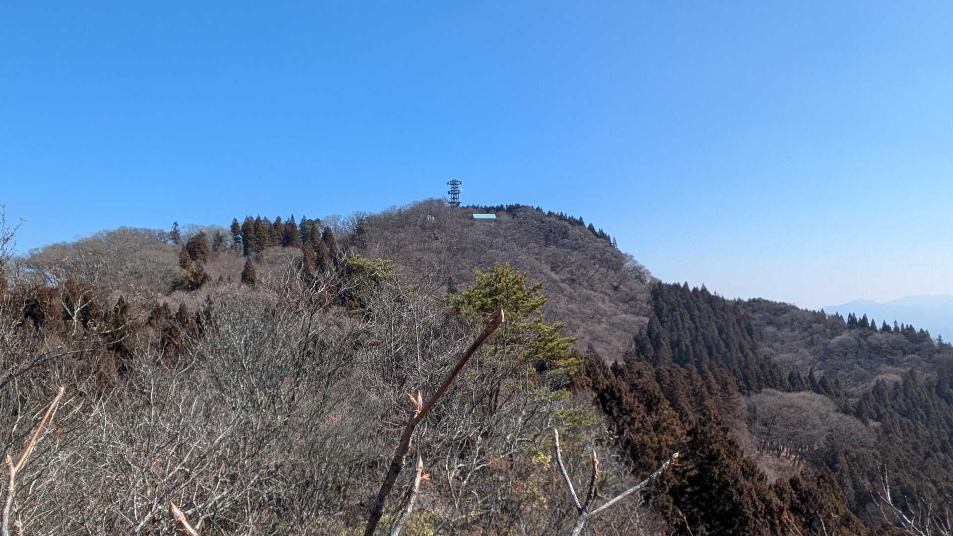 天狗岩から城峯山