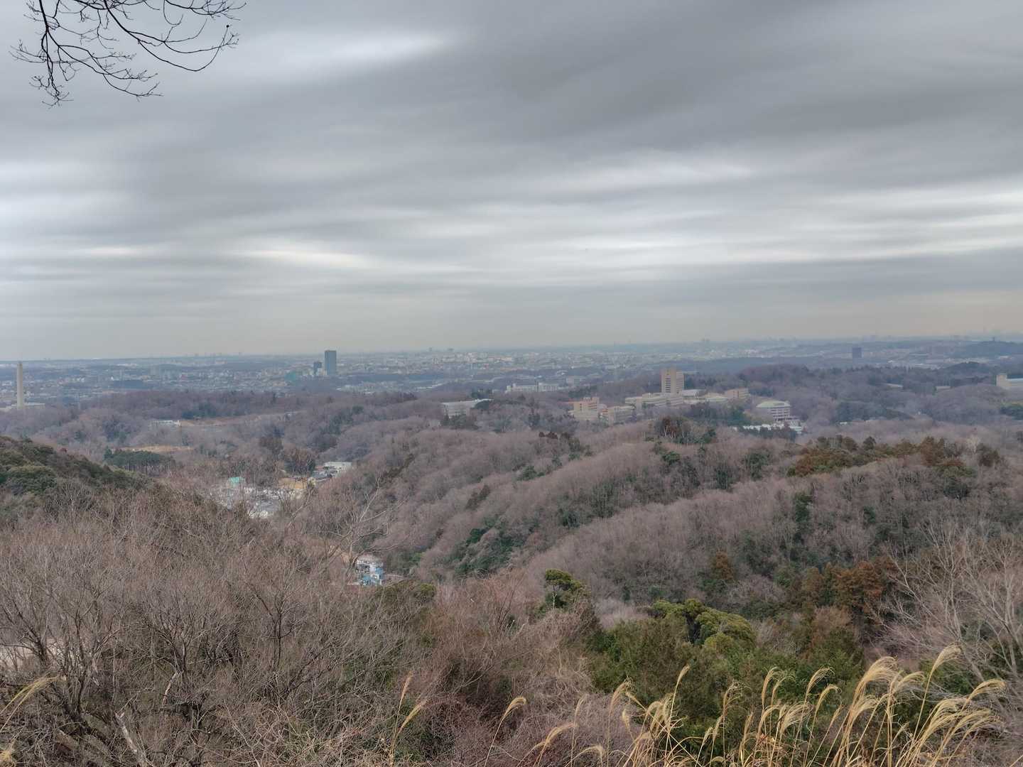 龍籠山展望台　
昨日はこの方向に筑波山も見えたらしい　イイなぁ〜🤔