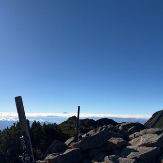 奥ノ院からの富士山