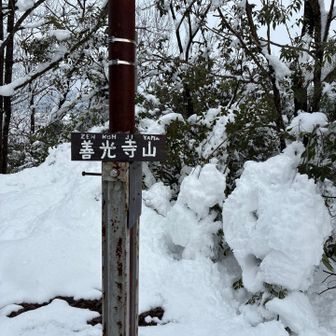 まずは１座。善光寺山。