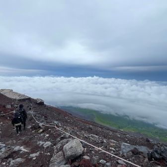 雲海っぽいの見ながらよ
