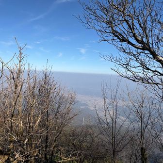 屛山山頂からの眺望
やっぱり黄砂か…