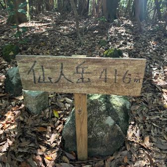 一座目、仙人岳登頂です⛰️