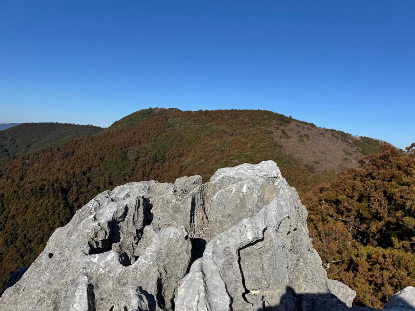 立須から三岳山を眺める♪