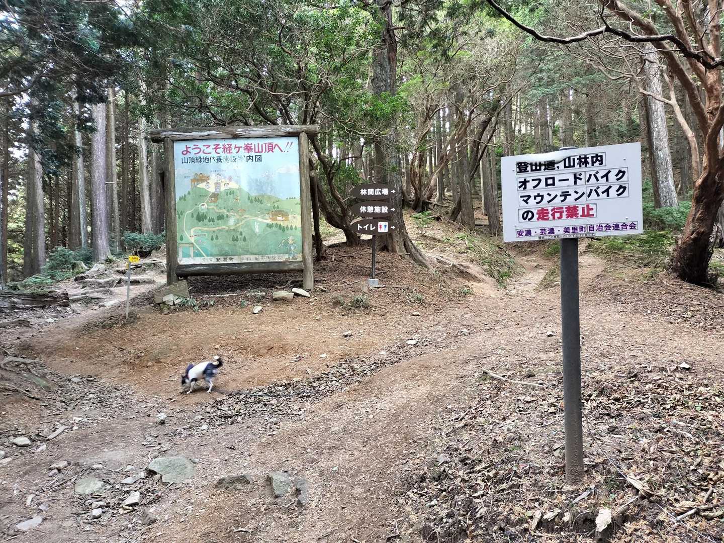 平尾登山口-経ヶ峰-経ヶ峰東峰 周回コースの写真
