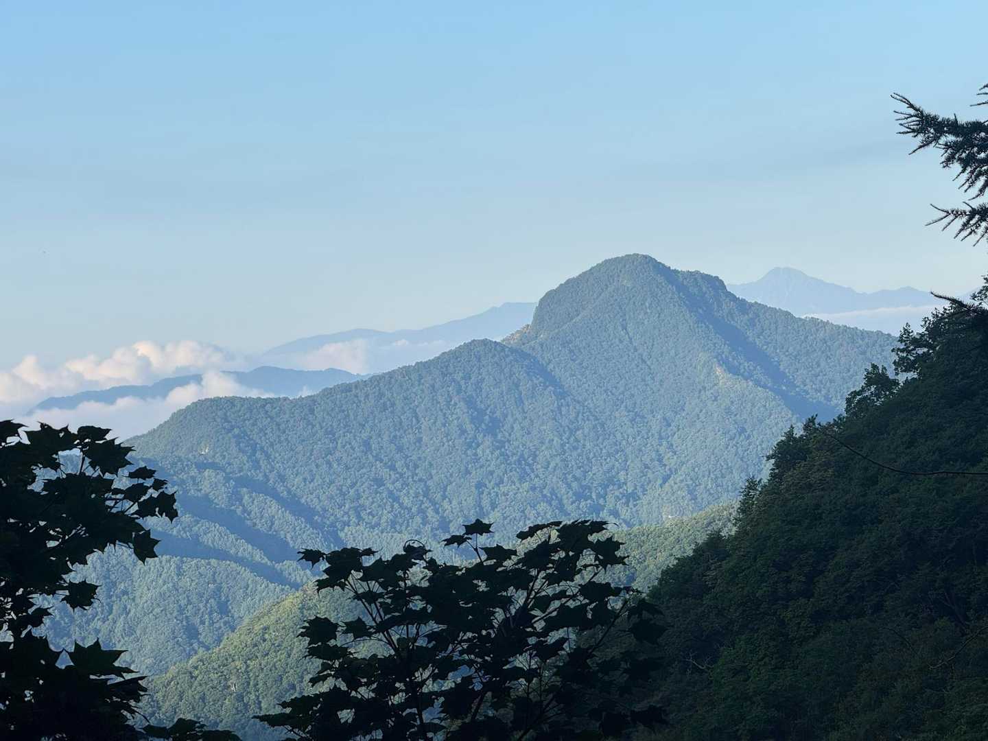 栗生登山口-御座山-前衛峰 往復コースの写真