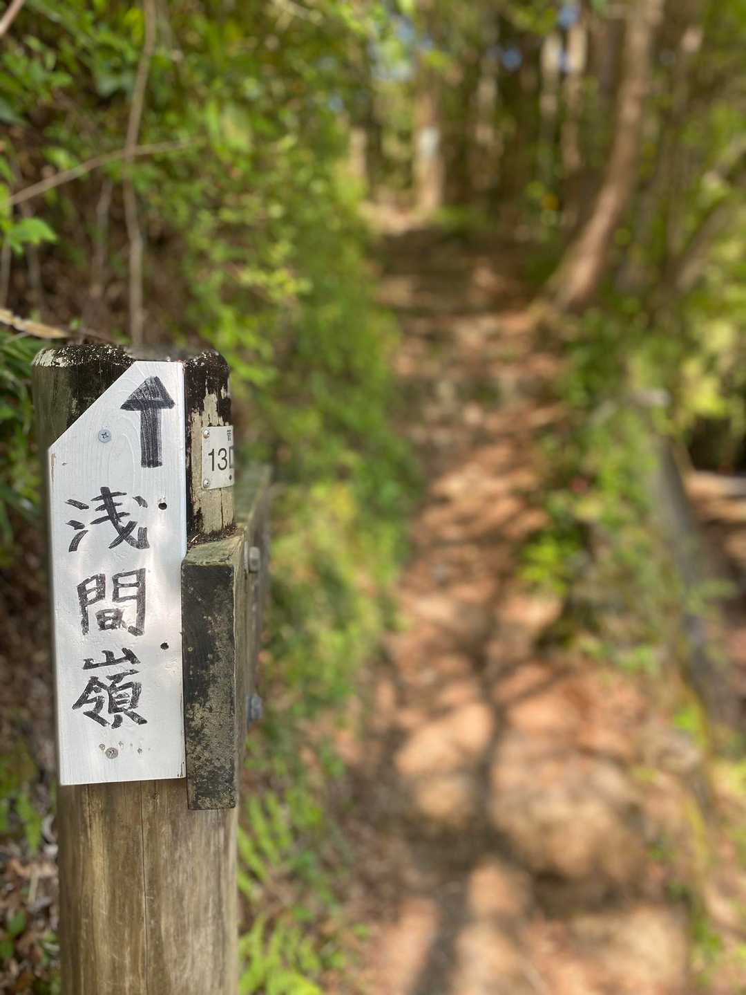 人里登山口-人里峠-浅間嶺-時坂峠-払沢の滝入口バス停 縦走コースの写真