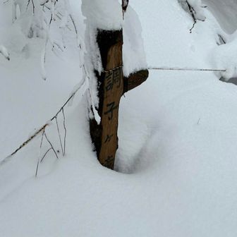 滝までいきましたが、滝壺は積雪で怖くていけませんでした・・・