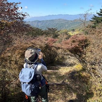 横根山を降りる時は、ちょー絶景です⛰️
皇海山と日光白根山を見ながら降ります⛰️