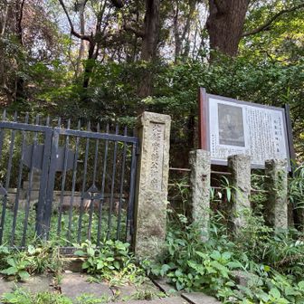 山頂は、北条実時の御廟の中かな？