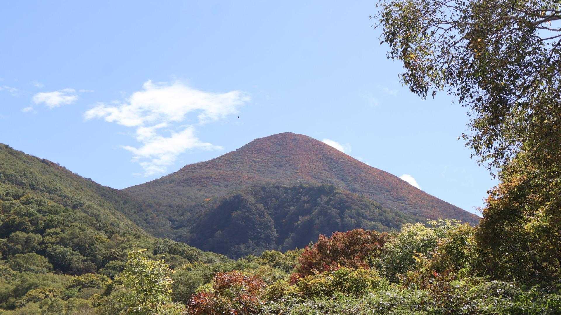 目指す山頂が見えました🙌