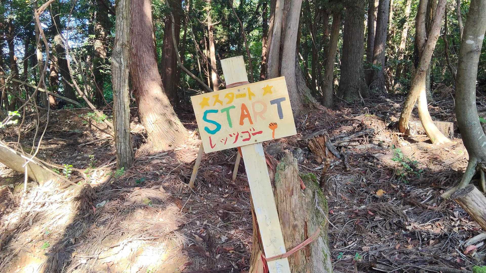 下山口、こちらから登るのも良し
