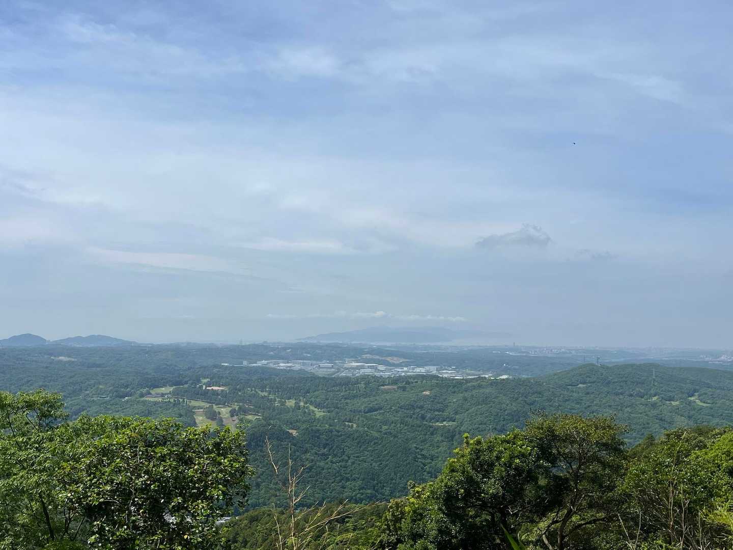 淡路島方面✨
明石海峡大橋も見えました♫☺️
