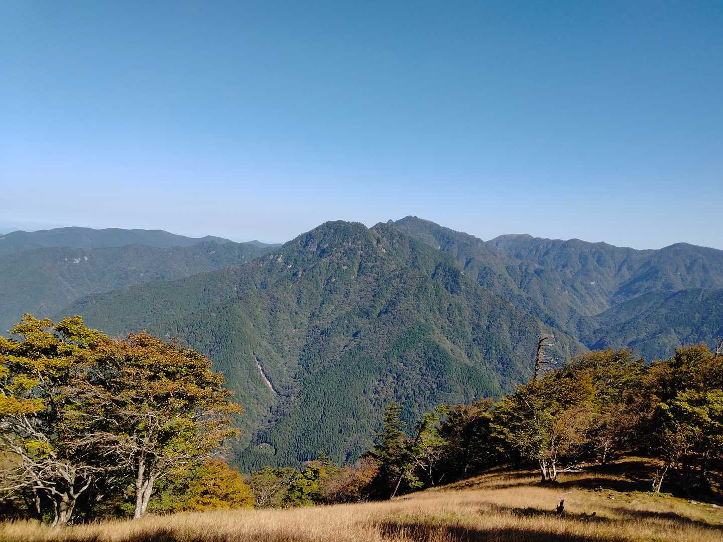 鉄山 往復コースの写真