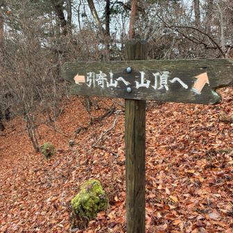 引寄山へ