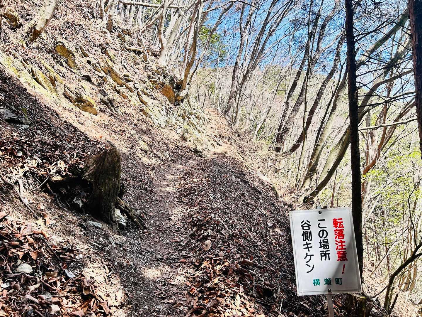確かに谷側はキレてましたが、普通に歩けば大丈夫👣