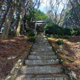 阿夫利神社⛩️『石尊大権現』に到着です。麓の棚田などに雨乞が行われました。