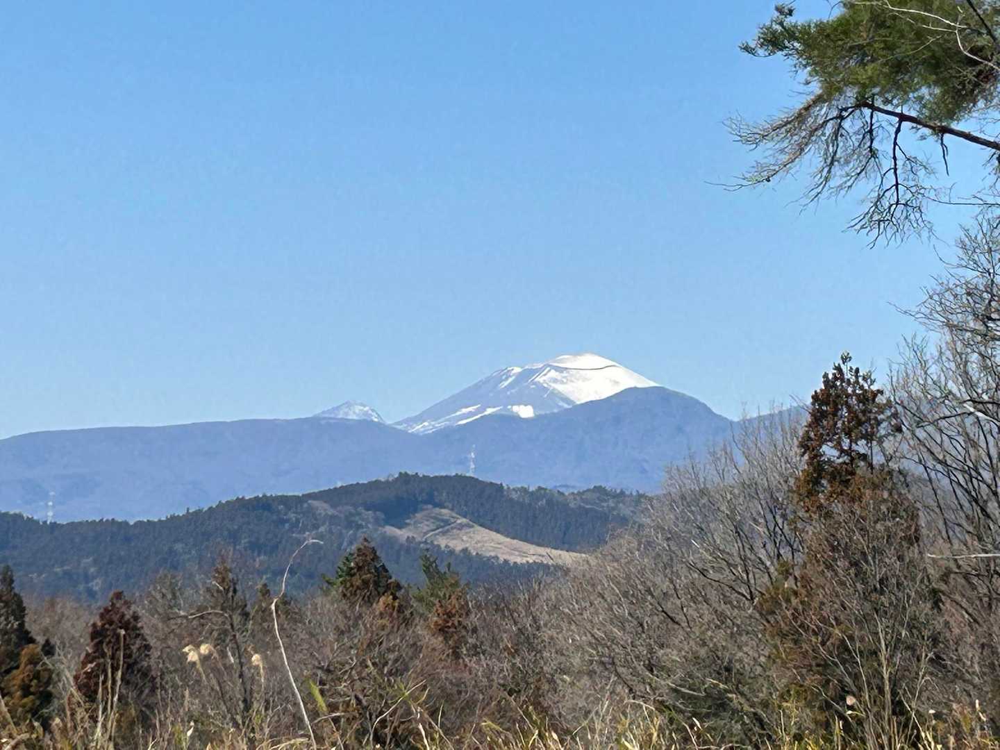 浅間山も。