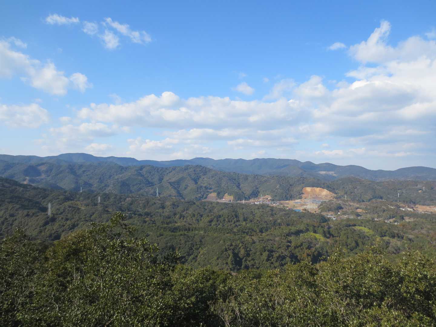 展望岩からの景色